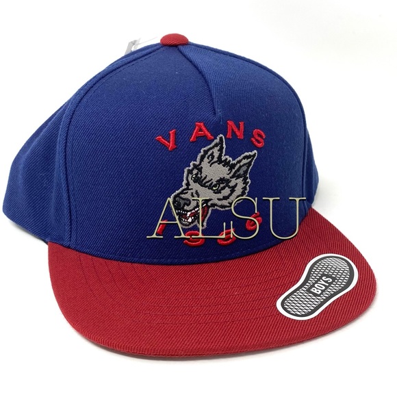Vans Other - VANS 🔥SALE!🔥 Leaping Lizard Wolf Blue Men’s SnapBack Cap VN0A3IHFLKZ